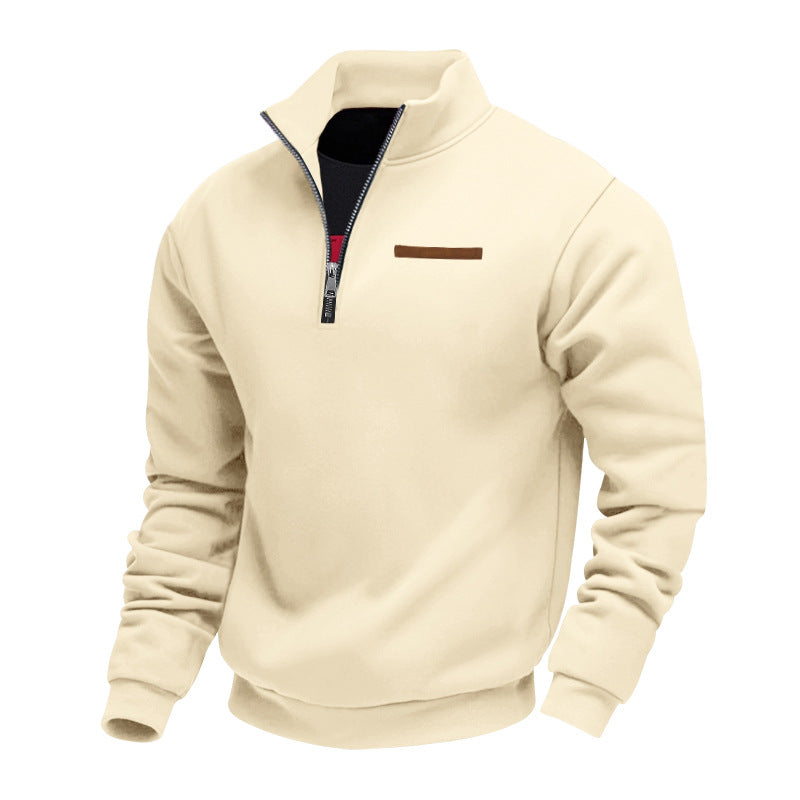 Herren Pullover Kapuze Modern Style Hochwertig