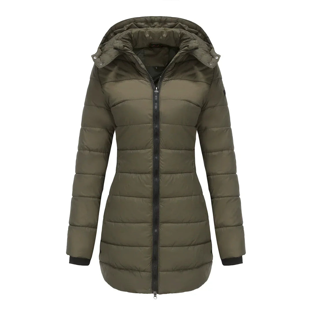 Damen Pufferjacke Gefüttert Warm Isoliert