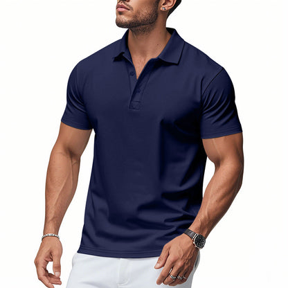 Herren Poloshirt Schnell Trocknend Elegant Slimfit