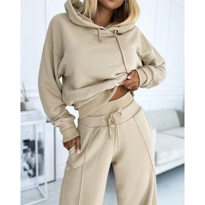 Damen Sportliche Jogginganzug Set Bequem