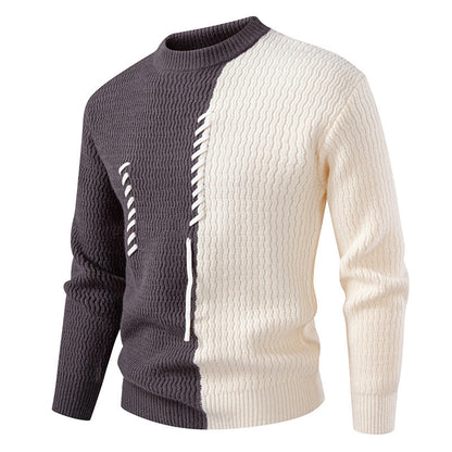 Herren Pullover Modern Struktur Design Einzigartig