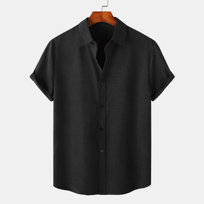 Herren Sommerhemd Leicht atmungsaktiv Elegant Schnitt