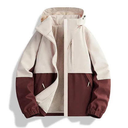 Leichte Wasserdichte Herren Outdoorjacke - IdealeKleiden