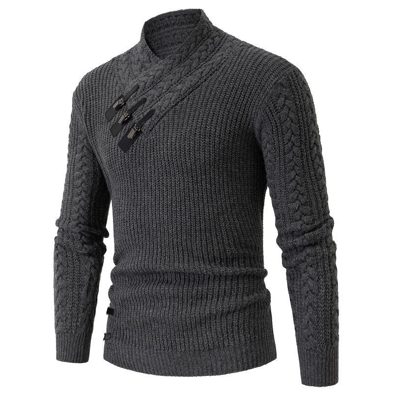Herren Strickpullover Asymmetrisch Modern Design