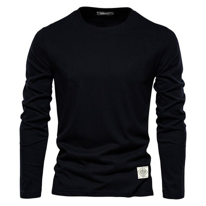 Herren Langarm T-Shirt Baumwolle Modern Fit