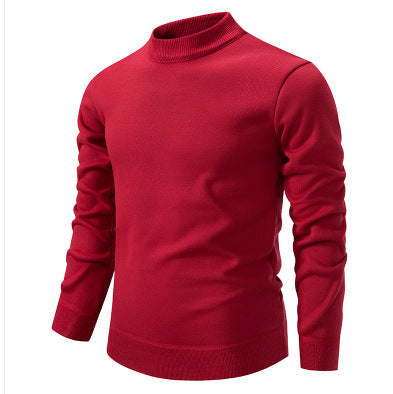 Herren Strickpullover Modern Stehkragen Elegante Optik