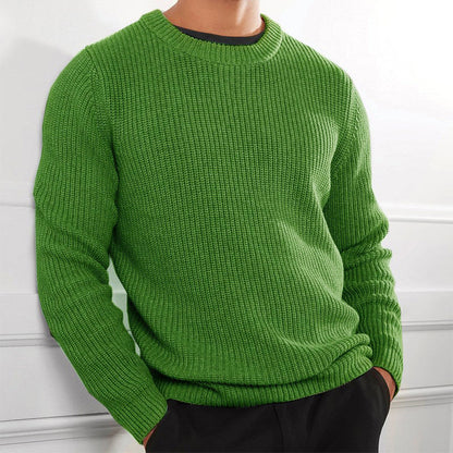 Herren Strickpullover Rundhals Elegant Modern