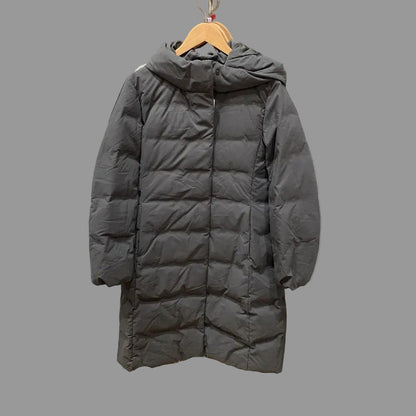 Warme Damenwinterjacke Langarm Mantel Mit Innenfutter