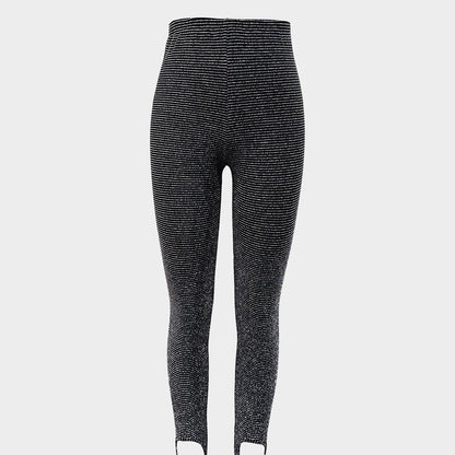 Damen Leggings Figurformend Elegant Cut-Outs