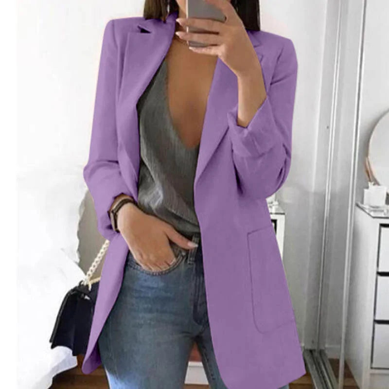 Modischer Streetwear Blazer Elegant Slim