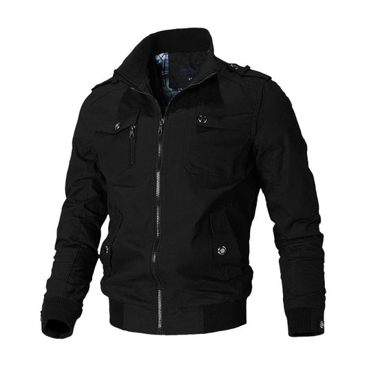 Herren Bomberjacke Modern Stehkragen - IdealeKleiden