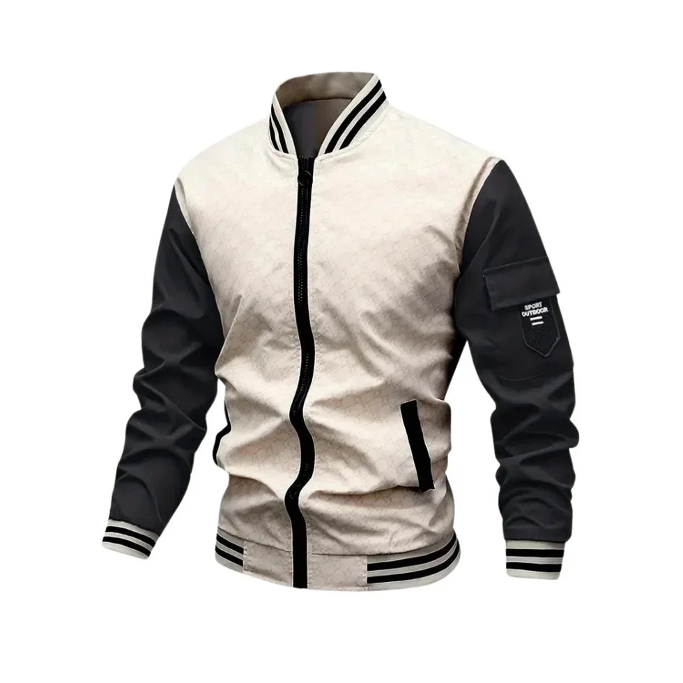 Herren Bomberjacke Sportlich Stylish - IdealeKleiden