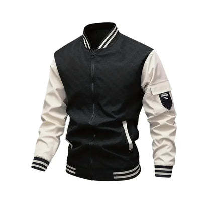 Herren Bomberjacke Sportlich Stylish