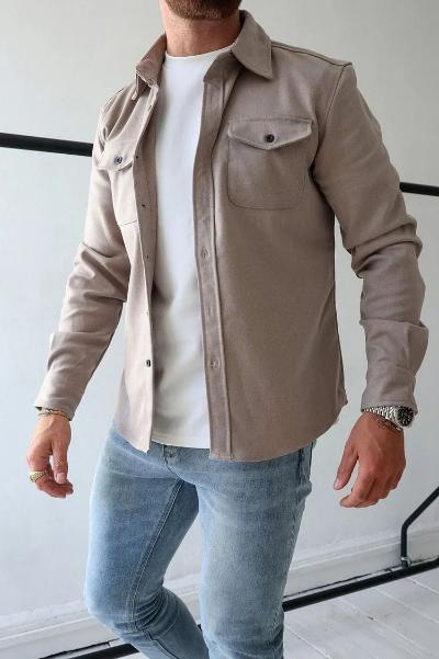 Herren Oberhemd Langarm Modern Style