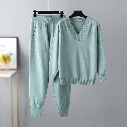 Bequemes Loungewear Set | Pullover und Jogginghose Komfort Set - IdealeKleiden
