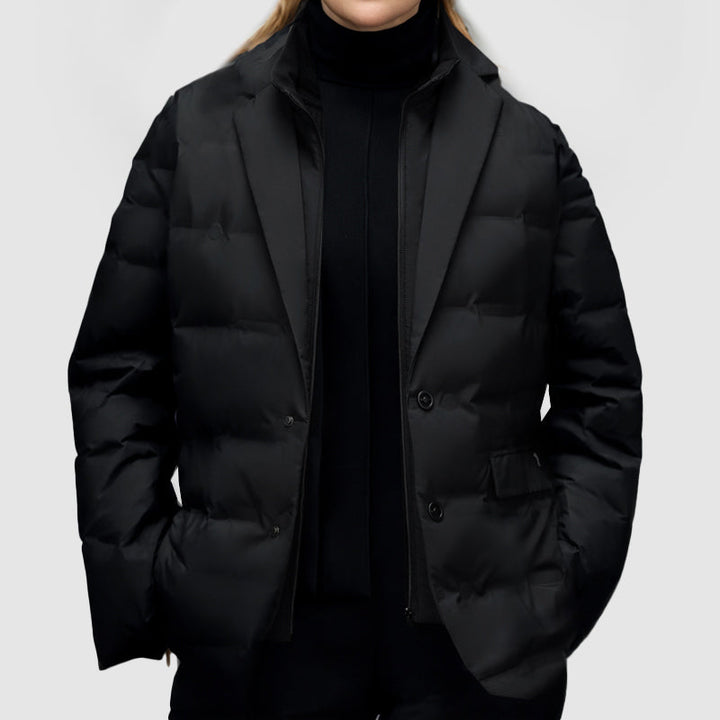 Moderne Damenjacke Stilvolle Wintermode - IdealeKleiden