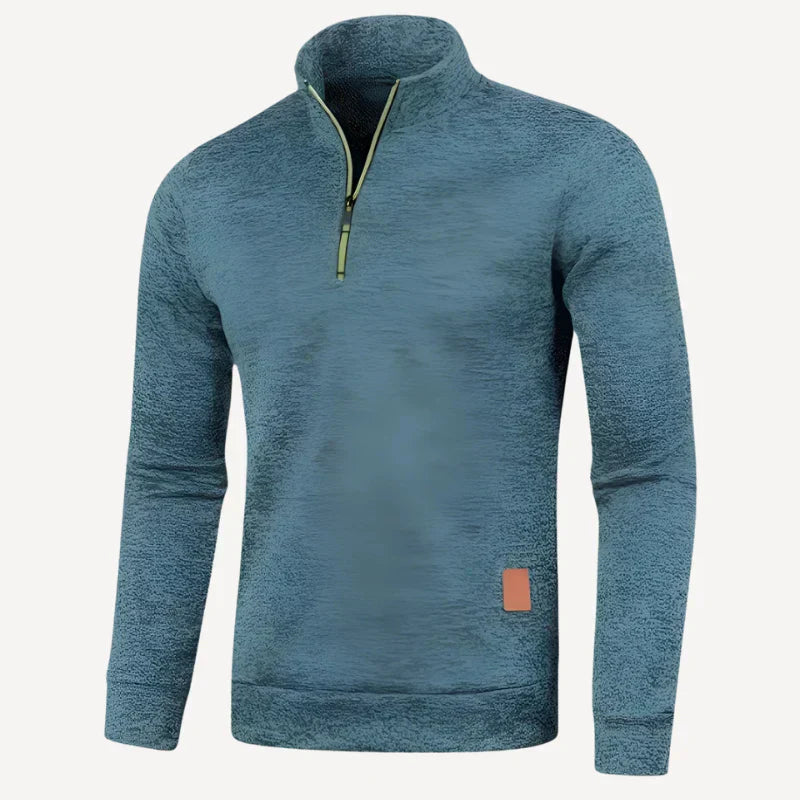 Herren-Tasche für stylischen Fleece-Pullover - IdealeKleiden