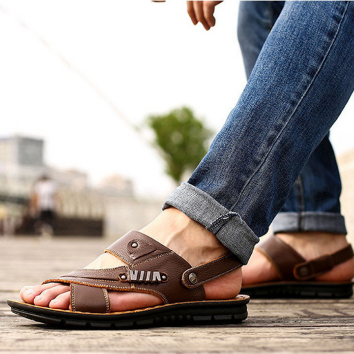 Bequeme Herren Sandalen - Ergonomisches Leder Design