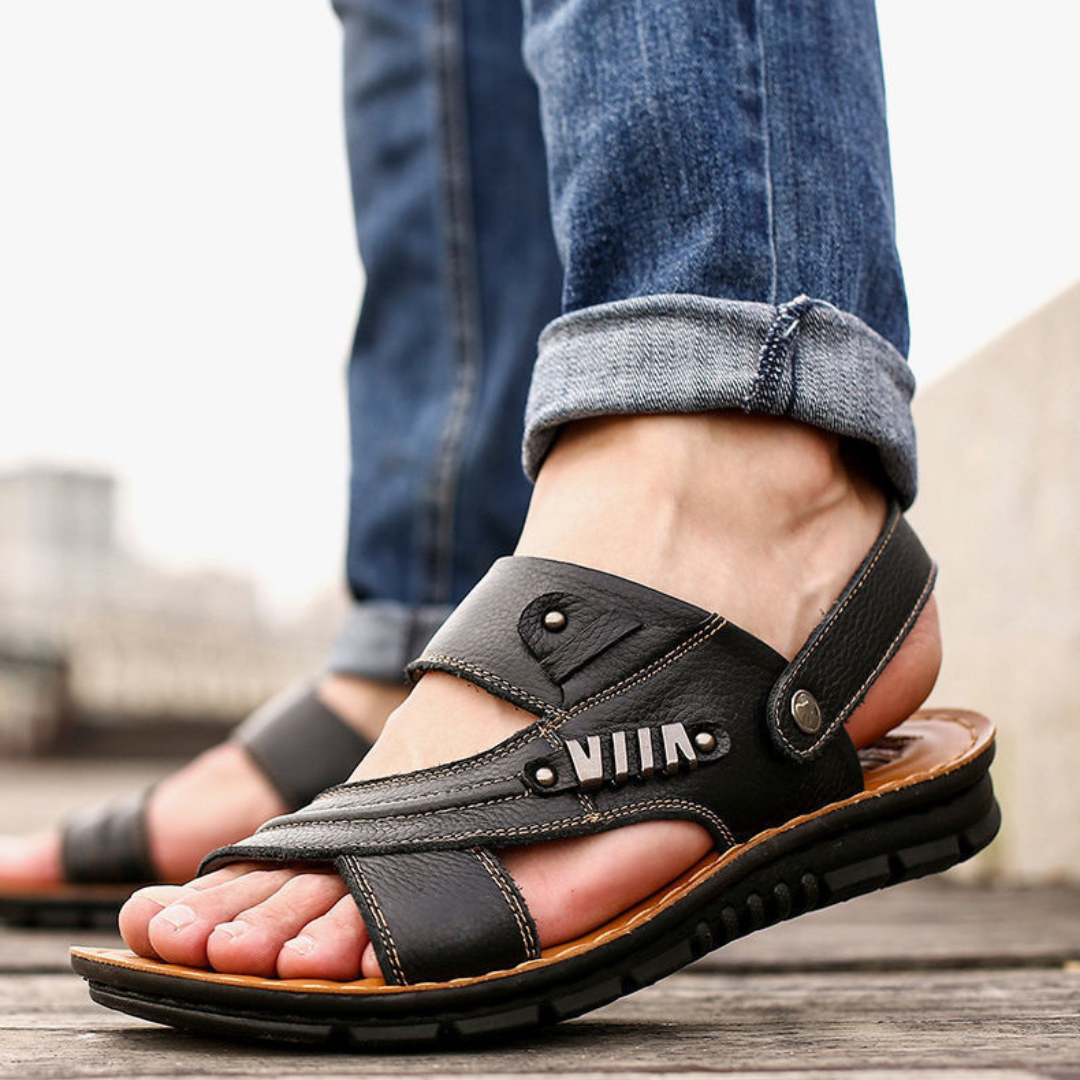 Bequeme Herren Sandalen - Ergonomisches Leder Design