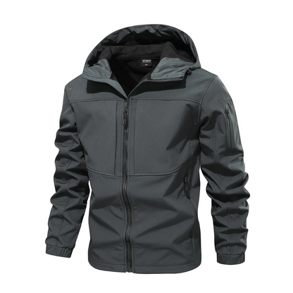 Herren Outdoor-Jacke Kapuze Fleece Isolierung