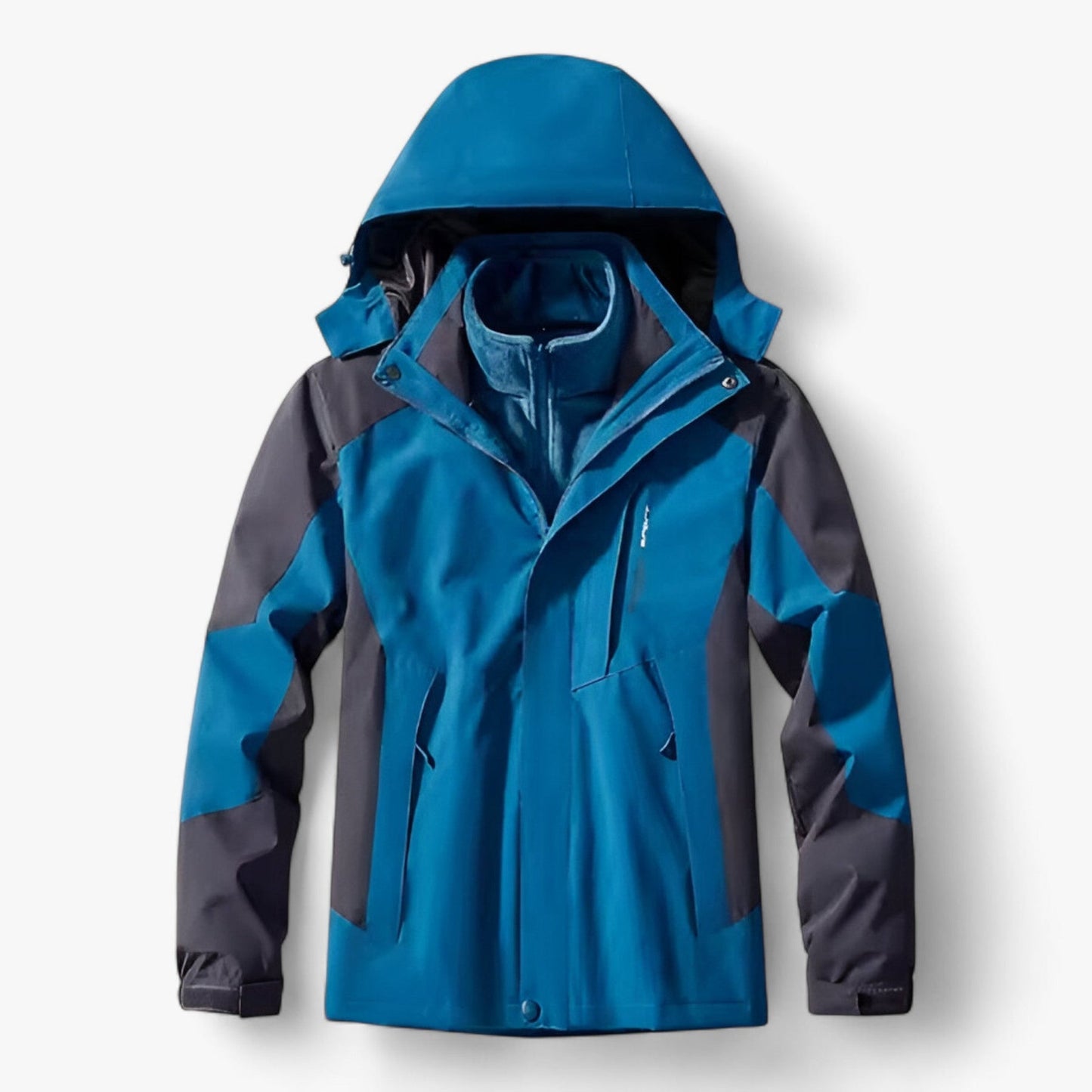 Wasserdichte Herren Outdoor-Jacke Kapuze Fleece