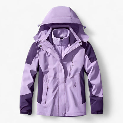Wasserdichte Herren Outdoor-Jacke Kapuze Fleece