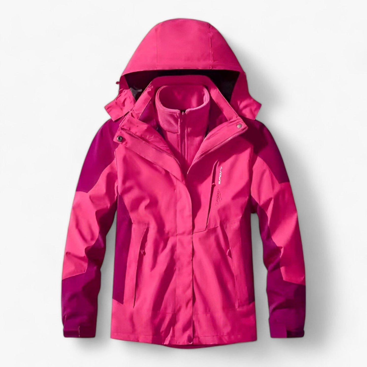 Wasserdichte Herren Outdoor-Jacke Kapuze Fleece
