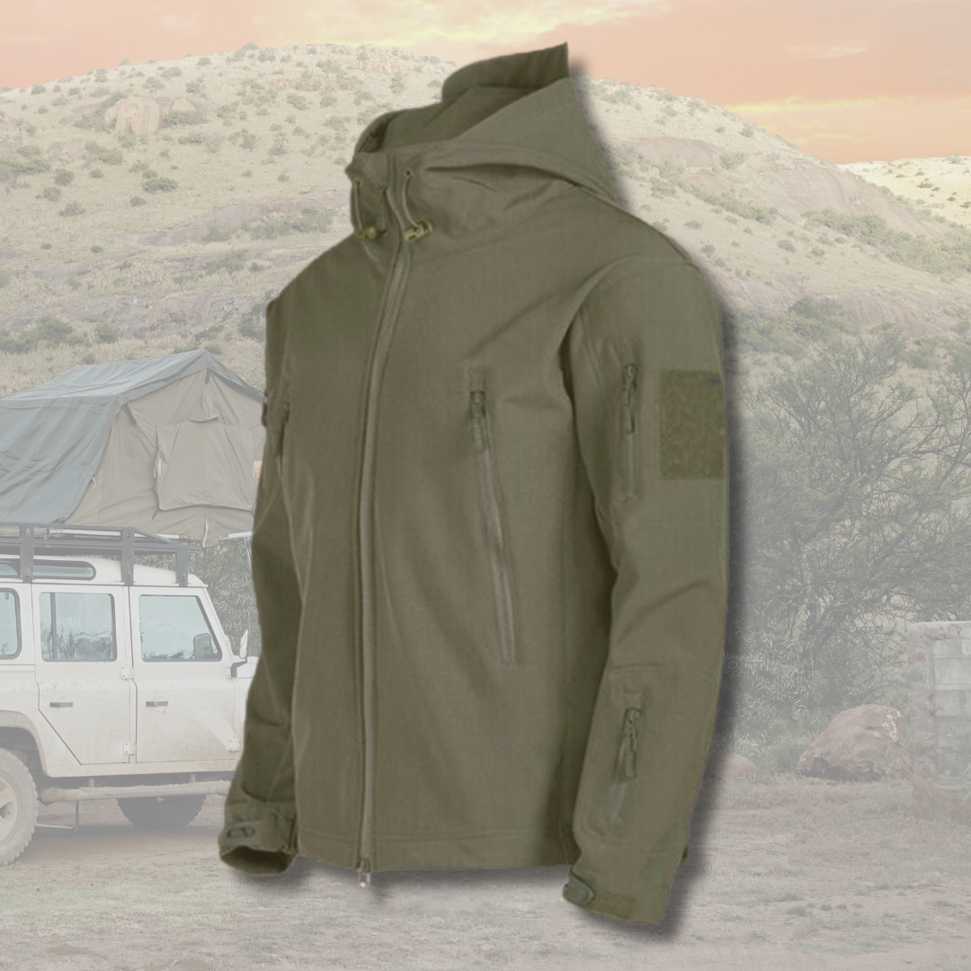 Herren Outdoor-Jacke Winddicht Kapuze