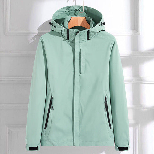 Damen Regenjacke Leicht Wasserabweisend - IdealeKleiden