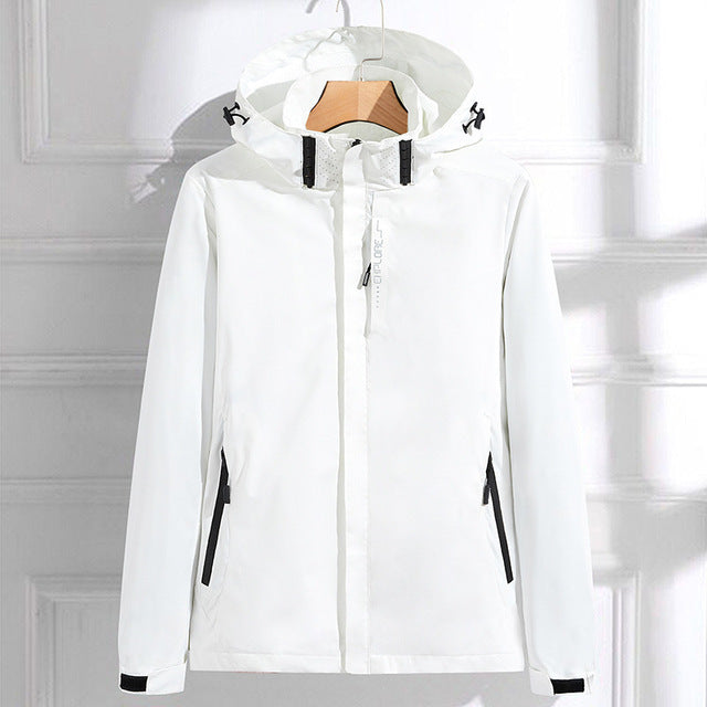 Damen Regenjacke Leicht Wasserabweisend