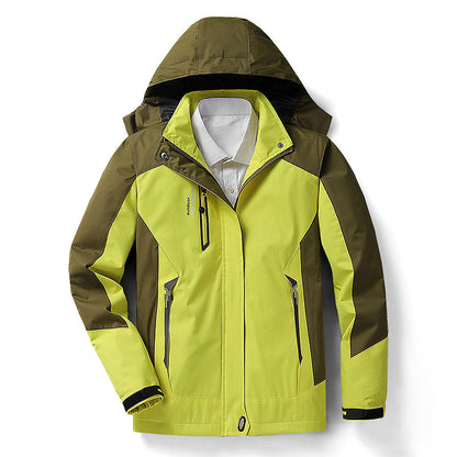 Wasserdichte Frauenjacke mit Abnehmbarer Kapuze