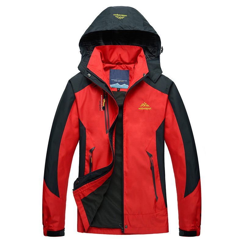 Wasserdichte Frauenjacke mit Abnehmbarer Kapuze