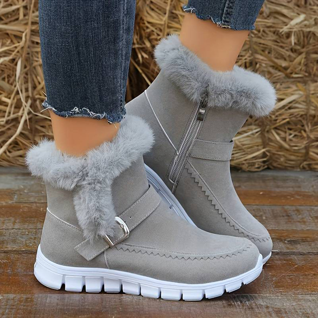 Winterstiefel Damen Sportlich Warm - IdealeKleiden