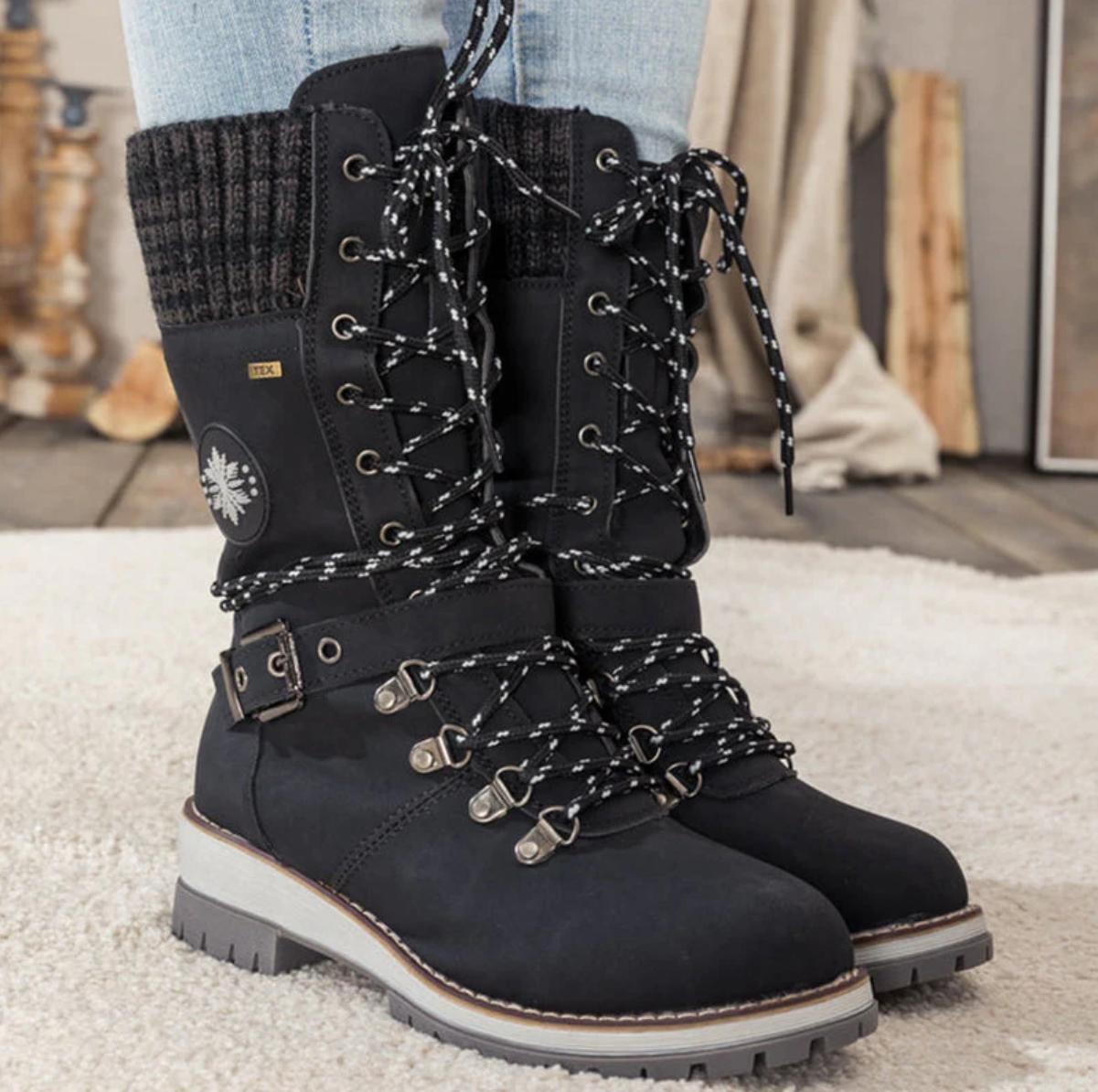 Wasserdichte Winterstiefel Damen Schneeschuhe