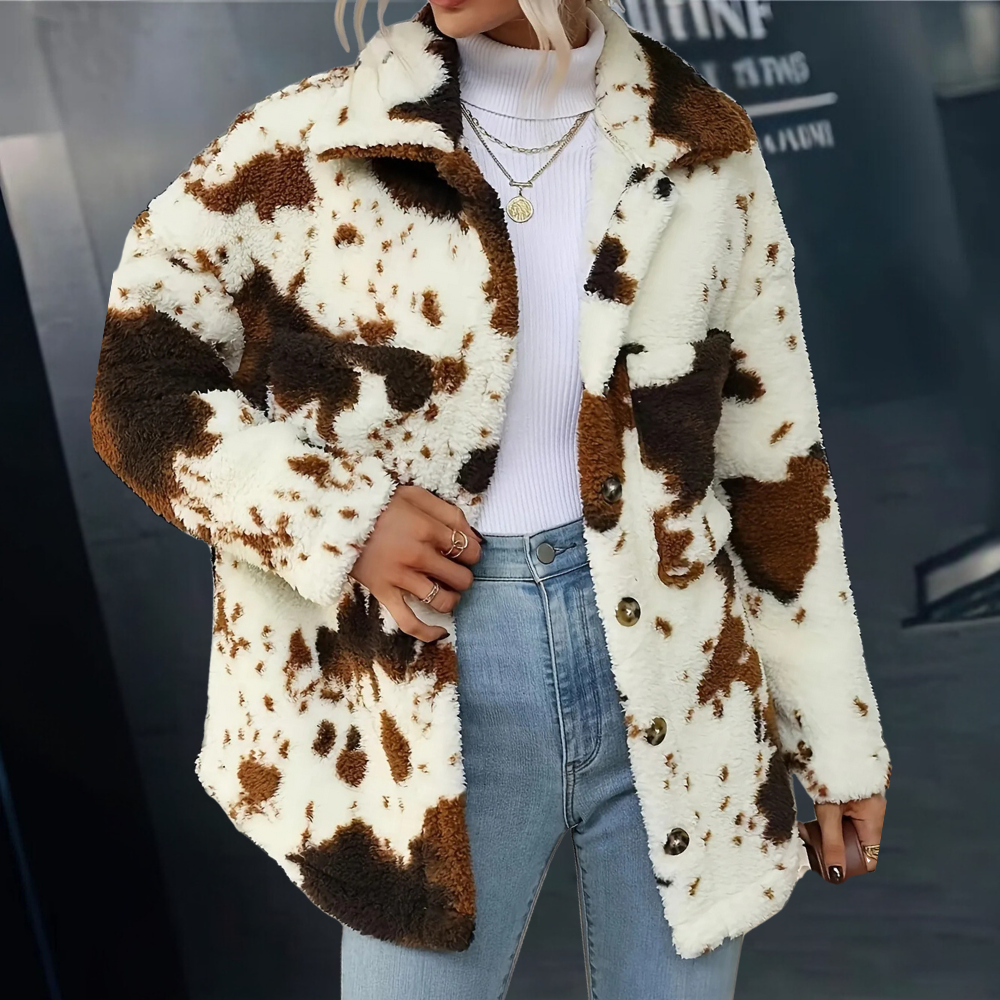 Warme Winterjacke Frauen Plüsch Mantel