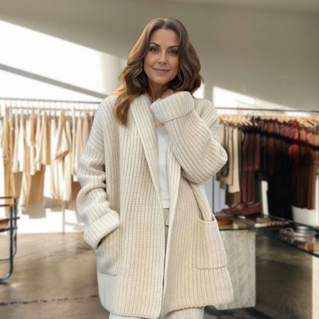 Eleganter Damen Cardigan Weich und Komfortabel - IdealeKleiden