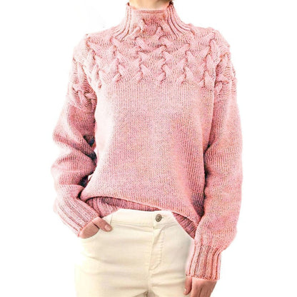Stilvoller Pullover mit Rollkragen Design
