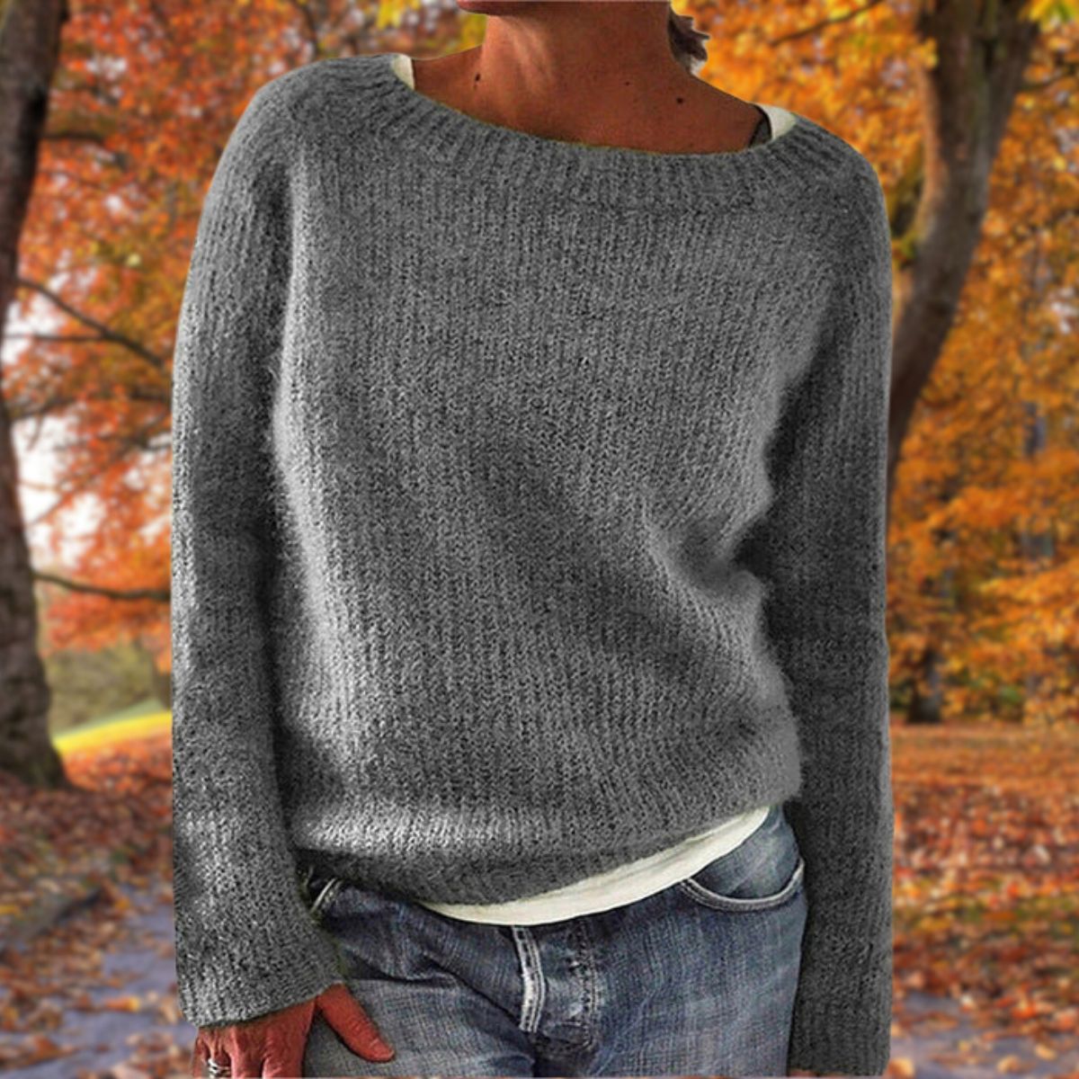 Eleganter Wollpullover Damen Modisch