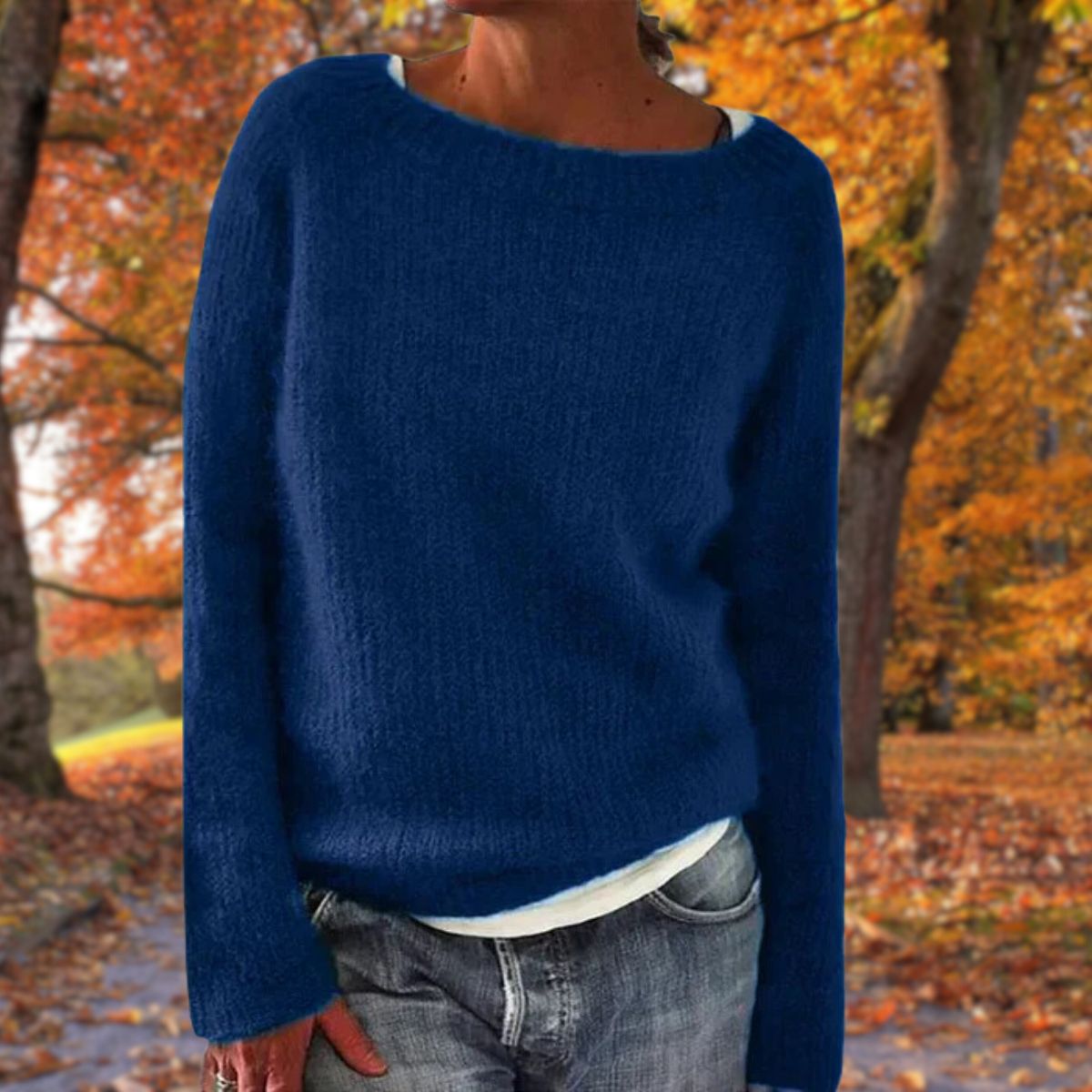 Eleganter Wollpullover Damen Modisch