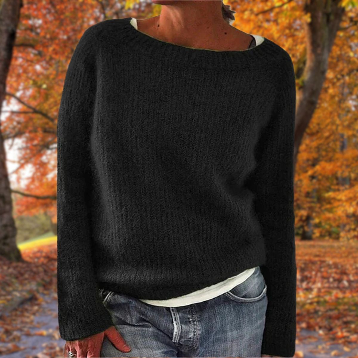 Eleganter Wollpullover Damen Modisch