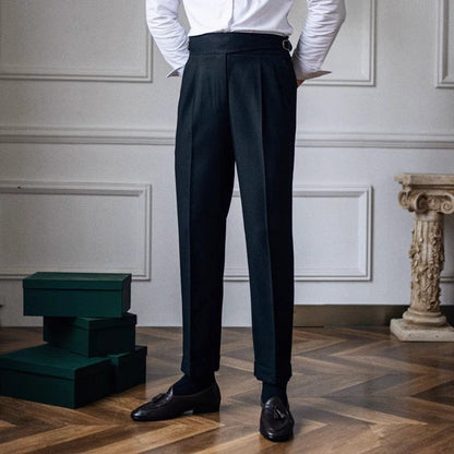 Elegante Herren Plissee Hose Modern Design
