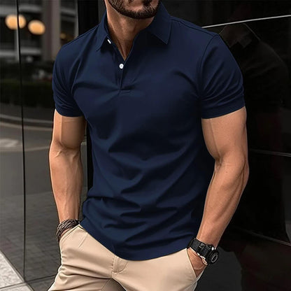 Herren Polo Shirt Kurzarm Modern Style - IdealeKleiden