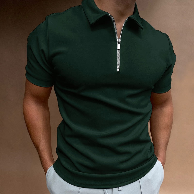 Herren Polo-Shirt Kurzarm Umlegekragen Modisch