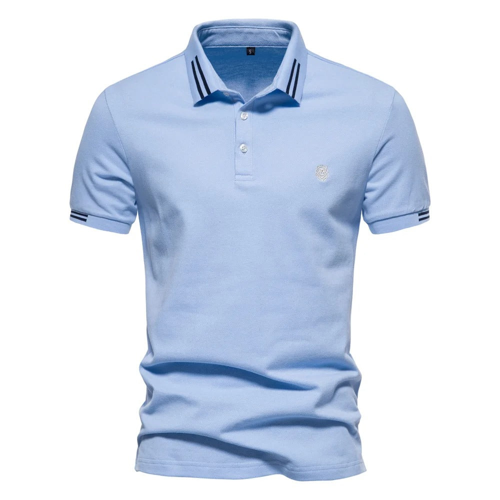 Herren Polo T-Shirt Slim Fit Klassisch