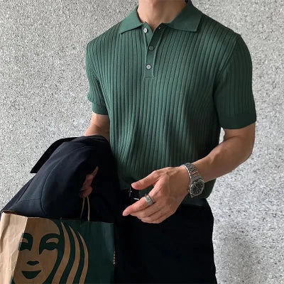 Herren Polohemd Klassisch Weiß - IdealeKleiden