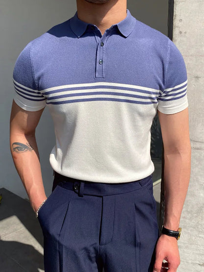 Kurzarm Polohemd Herren Freizeit