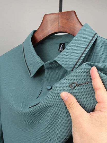 Herren Poloshirt Kurzarm Knöpfe Modern