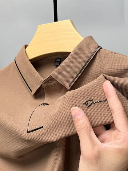 Herren Poloshirt Kurzarm Knöpfe Modern