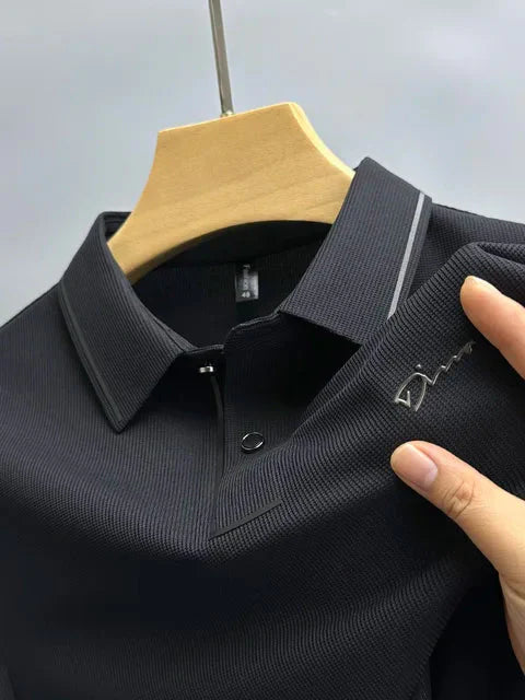 Herren Poloshirt Kurzarm Knöpfe Modern - IdealeKleiden