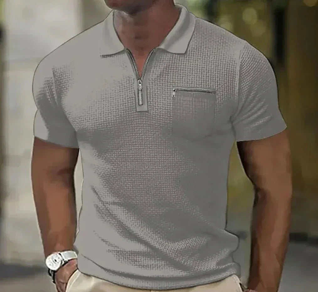 Herren Polohemd Kurzarm Eleganz